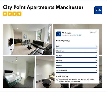City Point Apartments Manchester Extérieur photo